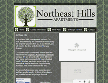 Tablet Screenshot of northeasthills.net